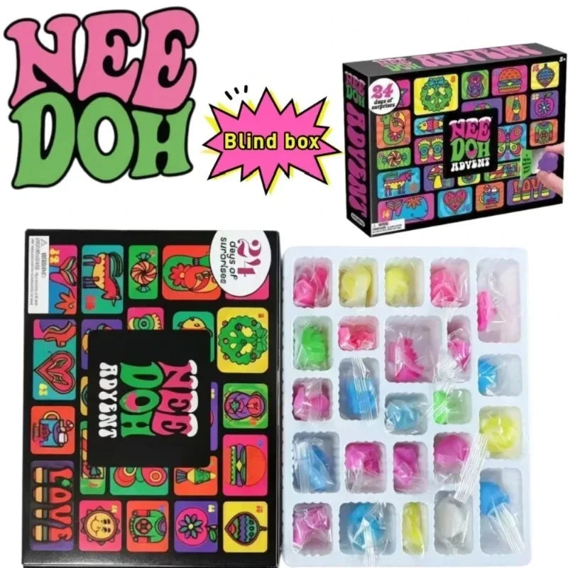 Needoh Advent Calendar Squeeze Toy