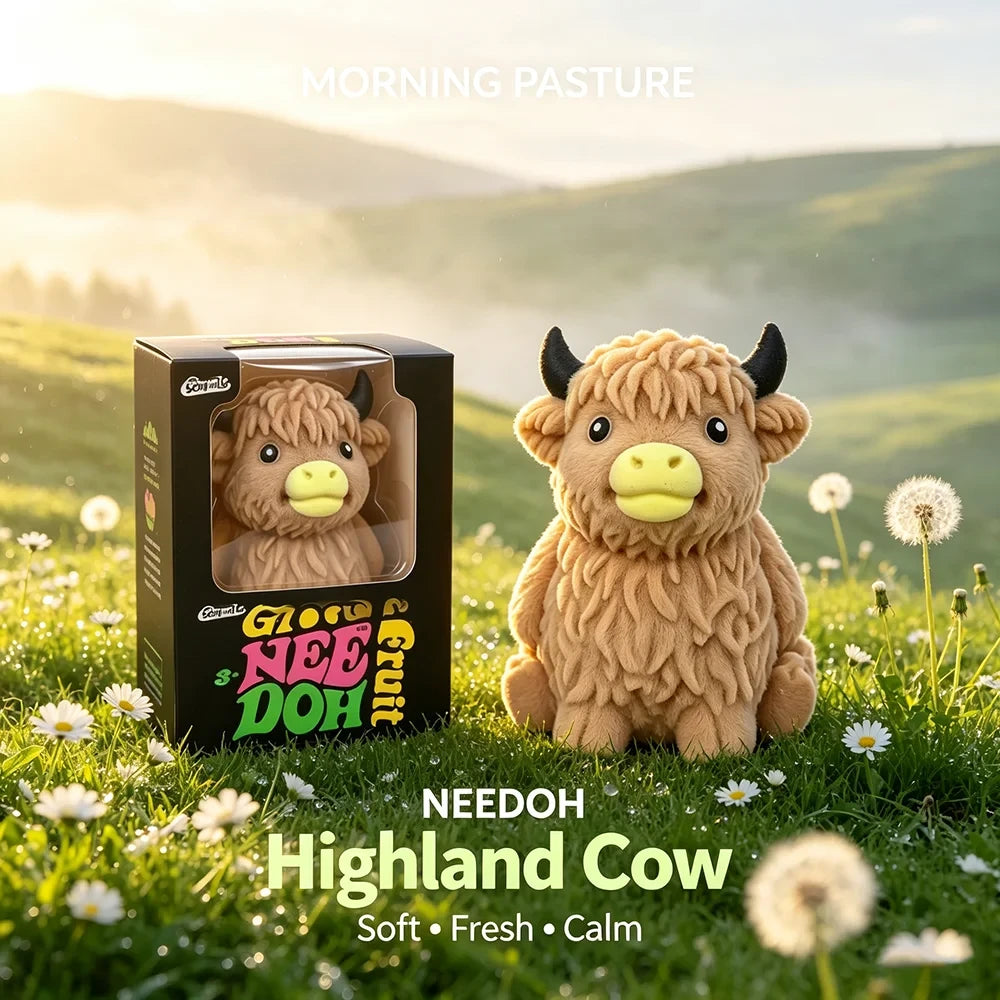 NeeDoh Mountain Cow Fidget Toy