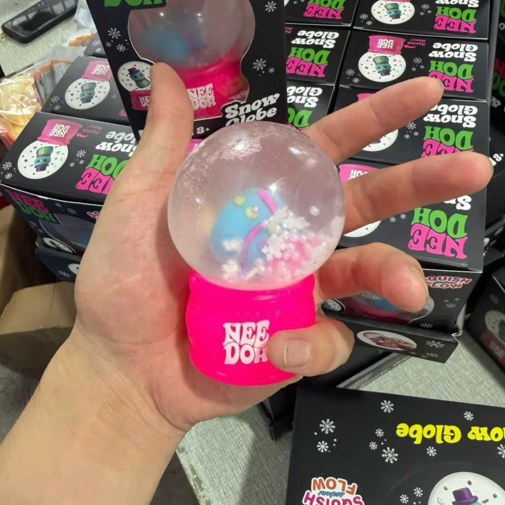 Snow Globe Anti-Anxiety Squeeze Object